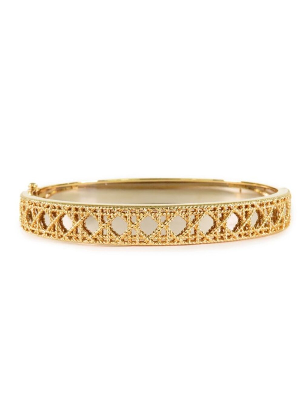 Dior My Bracelet Yellow Gold White 16.5 Bangle